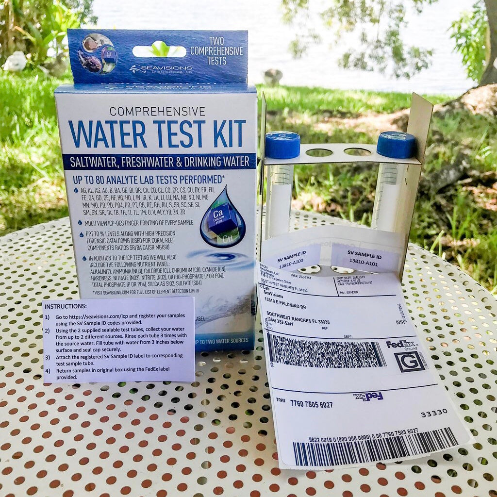 Comprehensive Water Test Kit - 4 Pack - SeaVisions